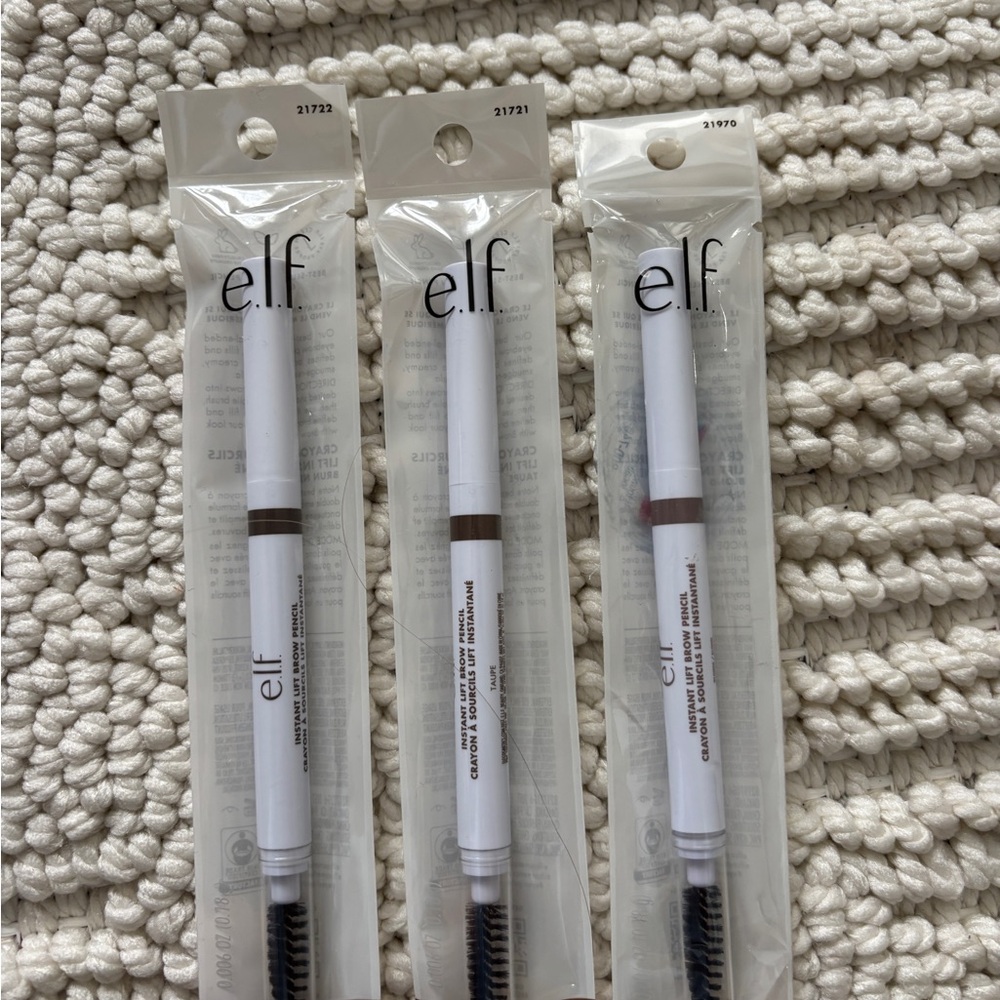 ELF Brow Pencil Trio - Black, Brown, Tan